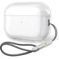 Clear Soft TPU Earphone Case with Lanyard Strap for Airpods Pro 2 2022 2nd Generation Air Pods 3 2 1 3rd Gen Cover Accessories. 