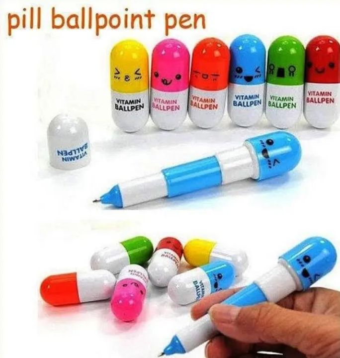 HOT%20DEAL%20NO%201.Cute%20Smiling%20Face%20Pill%20Ball%20Point%20Pen%20Cute%20Smiling%20Face%20Pen%20-%20Fun%20&%20Functional%20Ball%20Point%20Pen%20for%20School,%20Office%20&%20Personal%20Use%20-%20Image%205