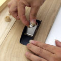 Mini flat pocket hand planer, wood trimming bed, carpenter cutting blade, flat hand planer, hand push casting carpenter tools. 