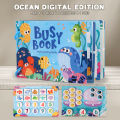 Montessori Busy Book Sticker Quiet Book for Kids Early Educational Toy Toddlers Matching Puzzles Game Baby Learning Toys . 
