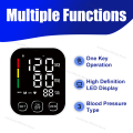 Digital Blood Pressure Monitor with Voice Function - Automatic BP Machine for Upper Arm, Large LCD Display, Bluetooth, and USB Power Supply. 
