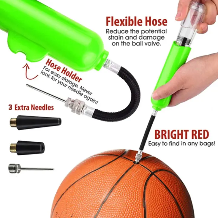 1%208-inch%20Basketball%20Pump%20Multi-Functional%20Basketball%20Soccer%20Volleyball%20Portable%20Pump%20Air%20Pump%20with%20Air%20Needle%20-%20Image%203