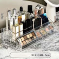 3/5/7 Tiers Acrylic Display Stand Rack Shelf Ladder Display Rack Bagi Storage Multi-Layer Doll Figurine Transparent Display Rack.