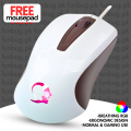 FunBug 7 Light Breathing Gaming Mouse RGB Cheap with FREE Mouse Pad - Gaming Mouse with 7 led - USB Wired Optical Mouse without side buttons for PC, Laptop, Minecraft, Mobile Pubg, Free Fire by FunBug. 