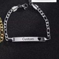 Customize hand bracelet for girls women and boys name hand chain bracelet. 
