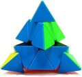 CuberSpeed Moyu MoFang JiaoShi Meilong Pyraminx stickerless Magic Cube Cubing Classroom Meilong Pyramid Speed Cube. 