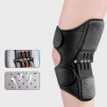Non-Slip Breathable Knee Booster Adjustable Spring Stabilizer Brace Joint Support Powerful Rebound Springs Knee Assistive Device. 