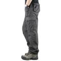 Cargo Pants Men Cotton Overalls Outdoor Work Trousers Big Size Hombre Clothing Camo Hiking Pants.