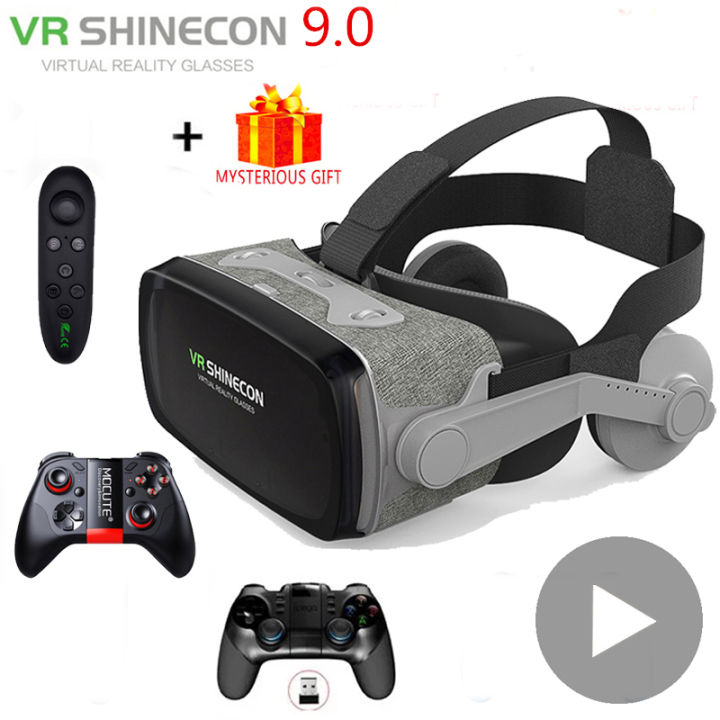VR Shinecon Casque Viar 3D Glasses Virtual Reality Headset Helmet ...
