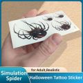 Creepy Spider Tattoo Stickers – Waterproof for Halloween Horror. 