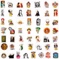 10/30/50pcs ONE PIECE Anime Stickers Cartoon Luffy Waterproof Sticker for Scrapbook Motorcycle Laptop Cool Graffiti Sticker Gift. 