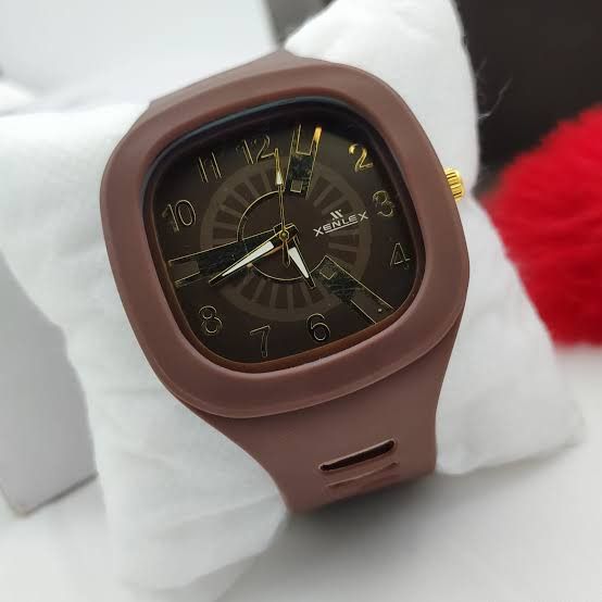 Stylish Square Dial Smooth Silicon Straps Casual Watch Stylish Analog Watch for Boys Men's in High Quality Watches for men square shaped watch
