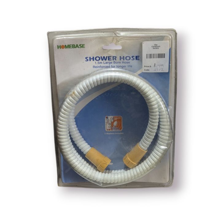 (M). HOMEBASE SHOWER HOSE

1.5m Large Bore Hose Reinforced for longer life