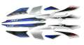 Bajaj Pulsar 135ls Black Blue Bike Full Sticker Kit. 