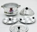 Aluminium Idli Make Idly Steamer Cooker With 2 Idly Plates (14 Idly ). 