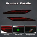 For Hyundai Sonata 8 2010 2011 2012 2013 2014 LED Rear Bumper Reflector Brake Light Turn Signal Fog Lamp 2 Pcs Car Accessories. 