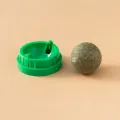 The Catnip Cat Wall Stick-on Ball Toy Scratchers Treats Healthy Natural Removes Balls to Promote Digestion Cat Grass Snack. 
