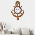 Stylish Analog Pendulum Wall Clock. 