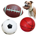 1pc Dog Toy Ball Rugby Shape Elasticity Pet Toy Outdoor Exercise for Medium and Large Breed Interactive Pet Supplies TMZ. 