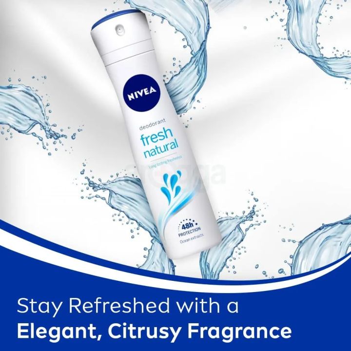 NIVEA Female Body Spray Fresh Natural 150ml