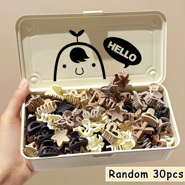 10/20/30pcs%20Beige%20Mixed%20Pack%20Small%20Clips%20Cute%20Girl%20Accessories%20Perfect%20For%20Daily%20Use%20Special%20Occasions%20Or%20Travel%20%202025%20New%20-%20Image%207