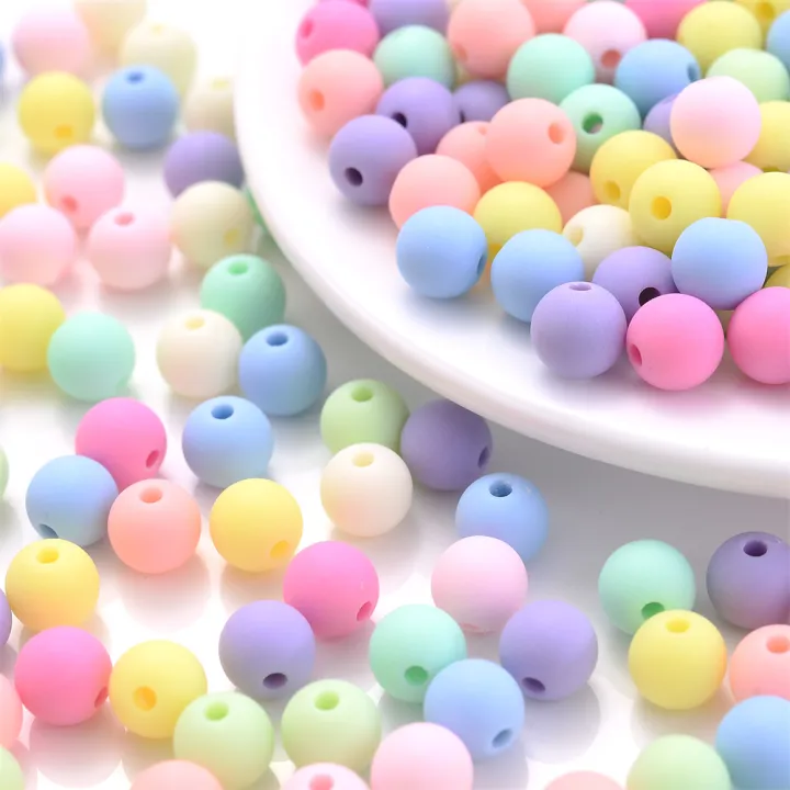 6/8/10/12/14mm%20Mix%20Matte%20Acrylic%20Macaroon%20Spacer%20Beads%20Loose%20Jewelry%20Round%20Bead%20For%20Making%20Bracelet%20Necklace%20Earring%20Diy%20Jewelry%20-%20Image%202