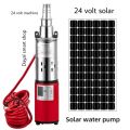 100% copper Rutanpum deep well 24volt 250w solar water pump 50 matter head agriculture  solar powered submersible water pump 
​Rutanpum 250w 24v solar pump. 