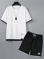 Summer Premium T-Shirt And Half Pant Set For Men. 