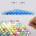 10000 Pcs Water Balls Beads Refill Ammo7-8 mm,5 Pack,2000 Pcs Per Pack,Made of Non-Toxic Eco Friendly Water Ball Compatible with Splatter Gall Gun,Multicolor Colour. 