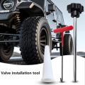 3pcs Car Valve Stem Tool Tire Valve Stem Puller Auto Tire Installation Tool T-Hook Car Puller Wheel Tire Remover Accessories.