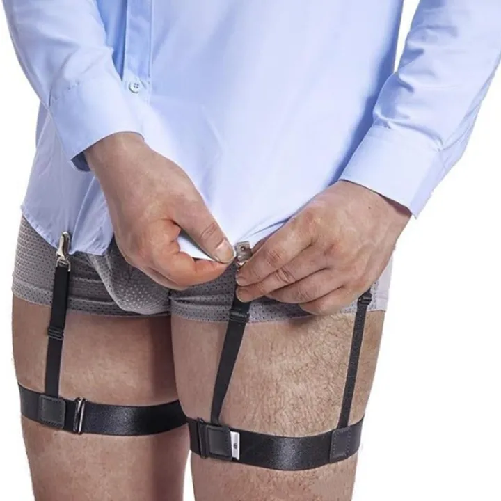 1Pair%20Elastic%20Mens%20Shirt%20Stays%20Striped%20Suspenders%20Straps%20Anti-skid%20Belt%20Garters%20Nylon%20Adjustable%20Shirt%20Holders%20For%20Male%20-%20Image%203