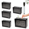 USD Black Reusable Piggy Bank With Money Goal Counter Piggy Bank DIY Saving Money Box For Helps The Habit Of Saving.