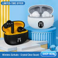 TWS Wireless Earbuds with LED Display -ENC Noise Cancellation, HiFi Stereo, Bluetooth ^ 5.3 - Available in Black & White. 