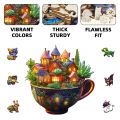 Expert 5A Wooden Jigsaw Puzzle - Challenging Brain Teaser, Unique Shape  Puzzle for Wall Art & . 