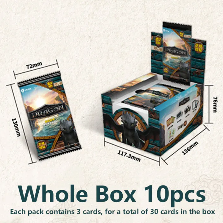 Toothless Card Box KABAO How To Train Your Dragon Collection Cards Blind Box Toothless ...