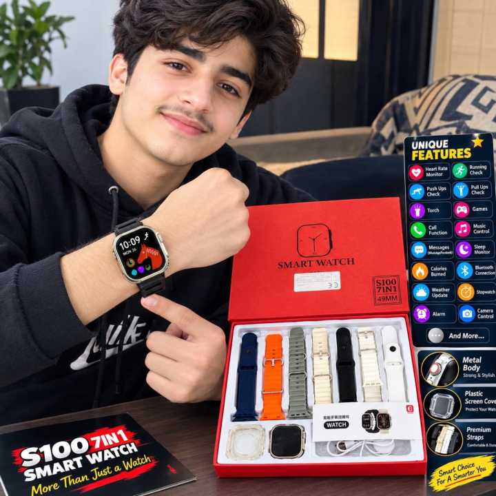 S100%207-in-1%20Smart%20Watch%20Ultra%2049mm%20with%207%20Interchangeable%20Straps,%20Bluetooth%20Calling,%20Heart%20Rate%20&%20Fitness%20Tracker,%20Multi%20Sports%20Modes%20Smartwatch%20for%20Men%20&%20Women%20-%20Image%208