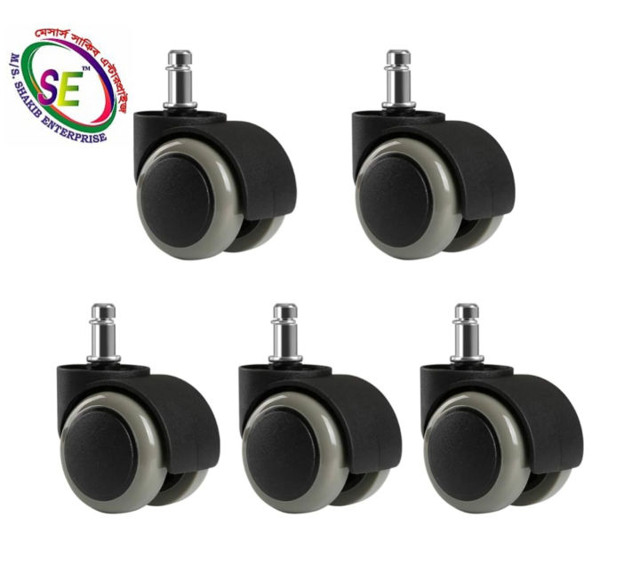 2"(5%20pes%20Swivel%201set)chair%20Wheel(push-10mm)%20universal%20plastic%20pu%20super%20Quality%20All%20types%20of%20office%20computer%20chairs%20and%20boss%20chairs%20wheels%20heavy%20quality%20Will%20360%C2%B0%20degrees%20rotate%20.5%20pes%20Weight%20Capacity%20-250kg%20-%20Image%205