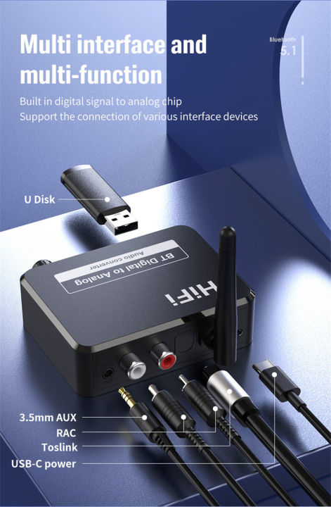 Digital%20to%20Analog%20Audio%20DAC%20Converter%20Adapter%20Digital%20SPDIF%20Optical%20Toslink%20to%203.5mm%203.5%20AUX%20Jack%20RCA%20L/R%20Bluetooth%205.0%20Receiver%20-%20Image%203