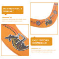 Parent-Child Interactive Woodiness Kangaroo Boomerang - V Shaped Flying Disc Throw Catch Outdoor Game Kids Toys Props.