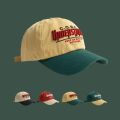 New Big Head Sports Hat Women Versatile Embroidery Contrasting Baseball Cap Men Outdoor Leisure Sunshade Adjustable Hip-hop Hat.
