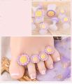 8Pcs Cute Soft Silicone Toe Separator for Nail Polish, Set of Toe Spacers for Feet Apply Nail Polish During Pedicure. 