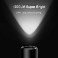 Xiaomi MIjia Multifunctional 1000lm LED Flashlight Torch with IPX4 Rechargeable 3100mAh Battery.