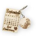 Custom Calendar Keytag You can add your photo and special date on the keytag wooden calendar keytag date keytag photo print kaytag. 