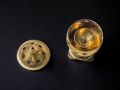 brass Aakash Pradeep decorative showpiece - 3.5 inches. 