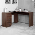 Andormahal (Melamine Laminated Board) L shaped Office desk/Computer desk/Reading table - height 2.5 feet, length 3feet(with drawer)+2feet, depth 16inches.