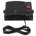 Car Radio Speaker Stable Clear Sound External Communications Speaker with Base for Yaesu for Kenwood for ICOM External Speaker. 
