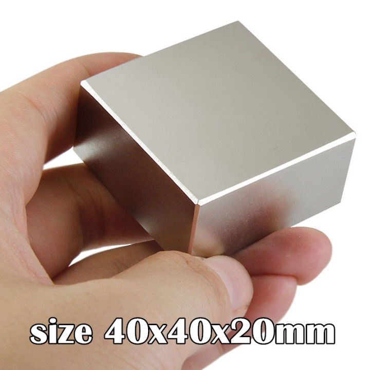 1 Piece Neodymium Magnet 40X40X20Mm Magnet Neodymium 40X40X20Mm High-Strength Magnet Size 40*40*20mm Magnet Size 40Mmx40Mmx20Mm Square Size 40X40X20Mm Is a DIY Equipment.
