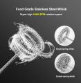 Electric Milk Frother Kitchen Drink Foamer Mixer Stirrer Coffee Cappuccino Creamer Whisk Frothy Blend Egg Beater.