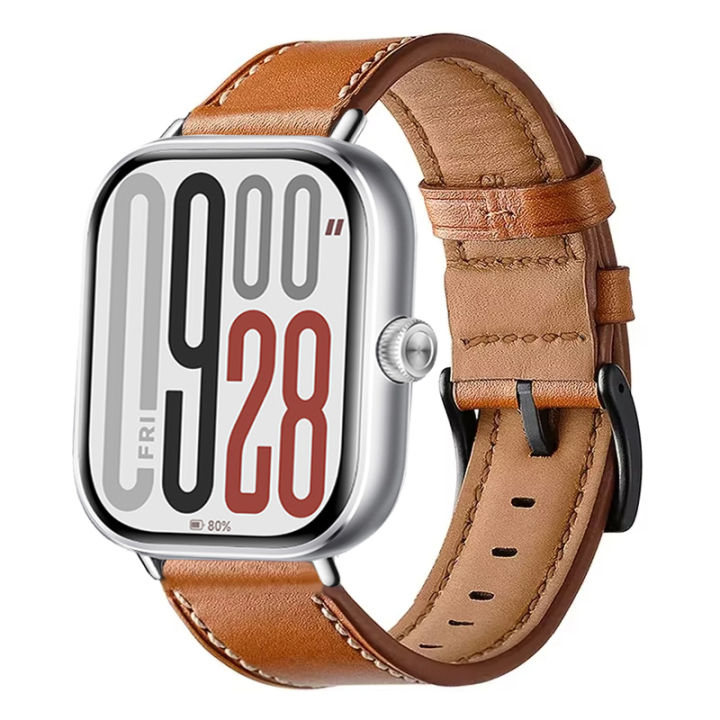 Retro%20Leather%20Band%20For%20Redmi%20Watch%206%205%204%20Smart%20Watch%20Replacement%20Strap%20For%20Xiaomi%20Mi%20Band%209%20Pro/8%20Pro%20Wristband%20Bracelet%20Correa%20-%20Image%202