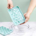 25 Grids Silicone Ice Grid Ball Ice Cube Mold with Cover Ice Storage Box Easy to Demould Ice Making Bar Home Party Kitchen Tools. 